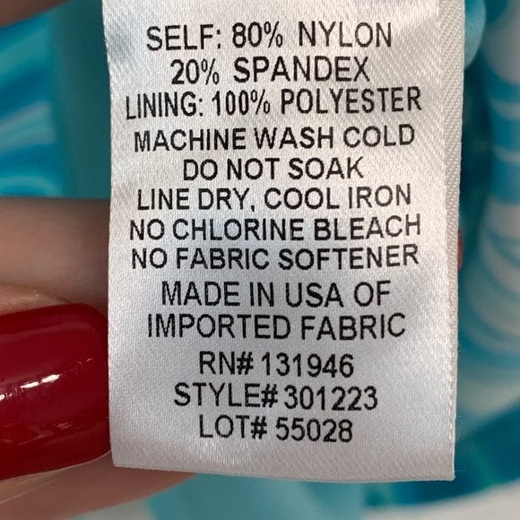 Jude Connally Daniella Jude Cloth Top in Enchanted Sea Sz XL - Picture 9 of 12